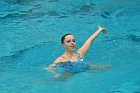 Artistic Swim vs TWC  Wheaton College Artistic Swimming vs Texas Women’s College. - Photo By: KEITH NORDSTROM : Wheaton, Artistic Swimming